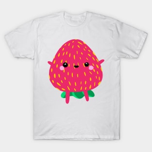 cute kawaii strawberry T-Shirt